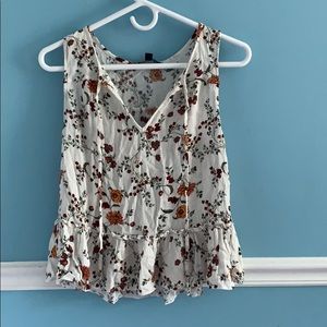 American Eagle floral tank